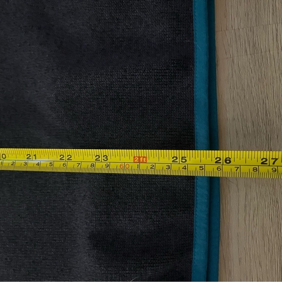 L.L. Bean Color Block Hooded Fleece 1/4 Snap Pullover - Picture 3 of 6